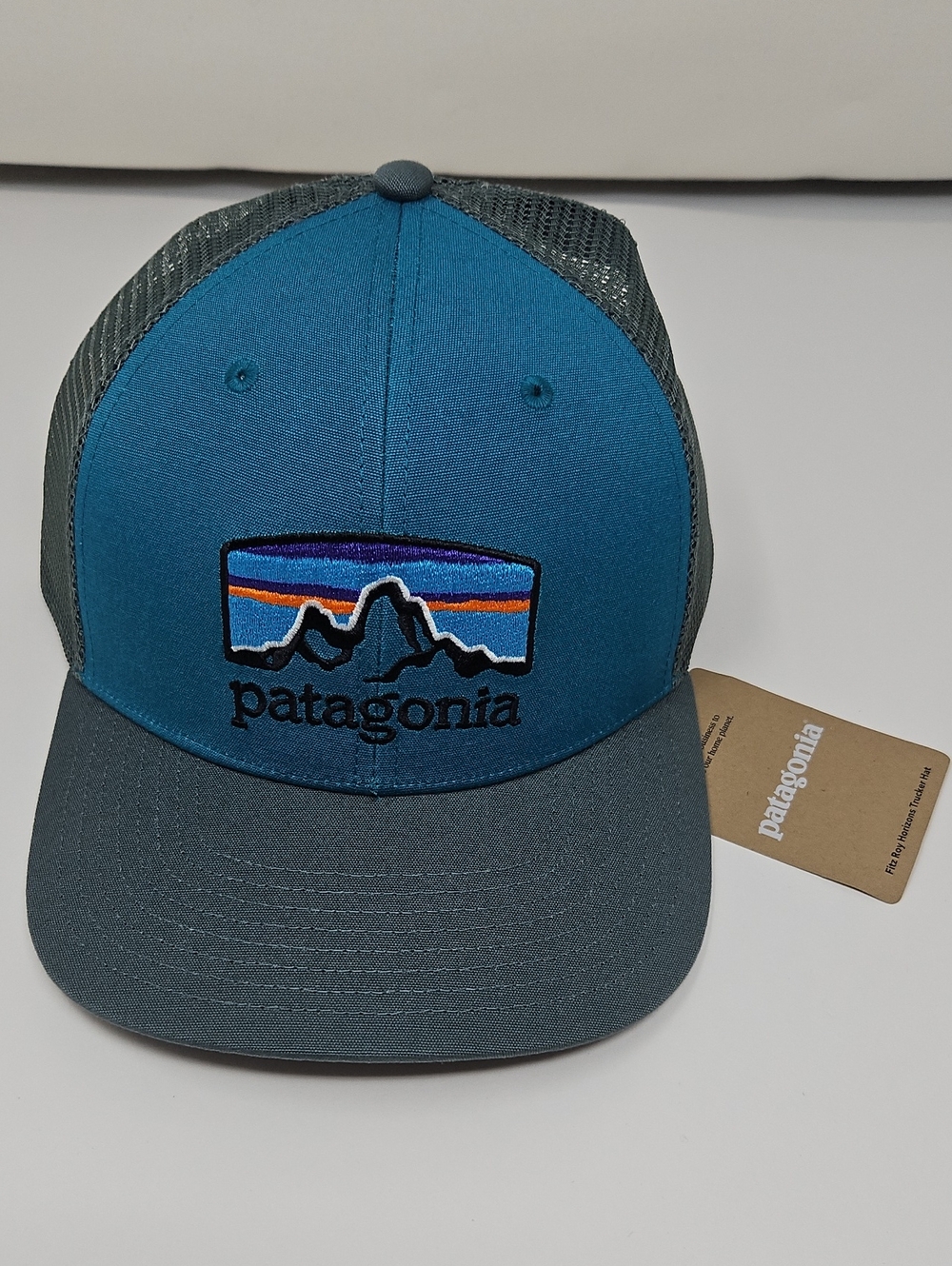 Patagonia Fitz Roy Horizons Trucker Snap Back Hat Outdoor Style Every Day Wear